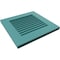 Ekena Millwork 12"W x 12"H True Fit PVC Louver Shutters Sample, Pure Turquoise SAMPLE-TFPLVPT - alternate 3